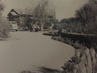 The Yamamoto family outside their home in Turlock, CA.
